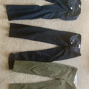 3 business slacks. Size 0P +BR+ jcrew. Price drop!